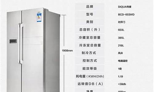 家用双开门冰箱一般尺寸长宽高-家用双开门冰箱尺寸一般是多少